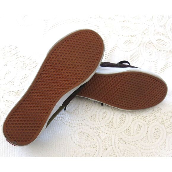 Vans Authentic Women's Custom Design Olive/Paisley  7.5 EUC - Picture 7 of 11